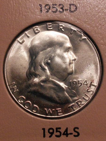 1954-S-Franklin-Half-Dollar