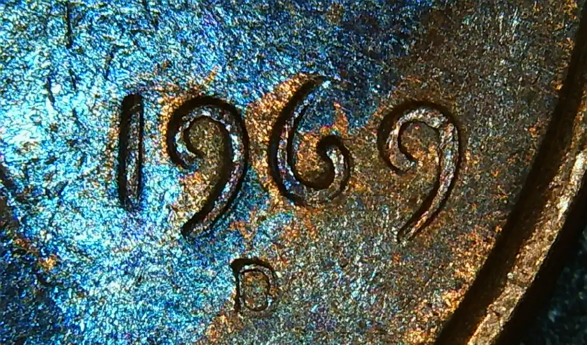 1969-D-Lincoln-Memorial-Penny-Possible-Lamination-Error-Or-PMD?-Obverse