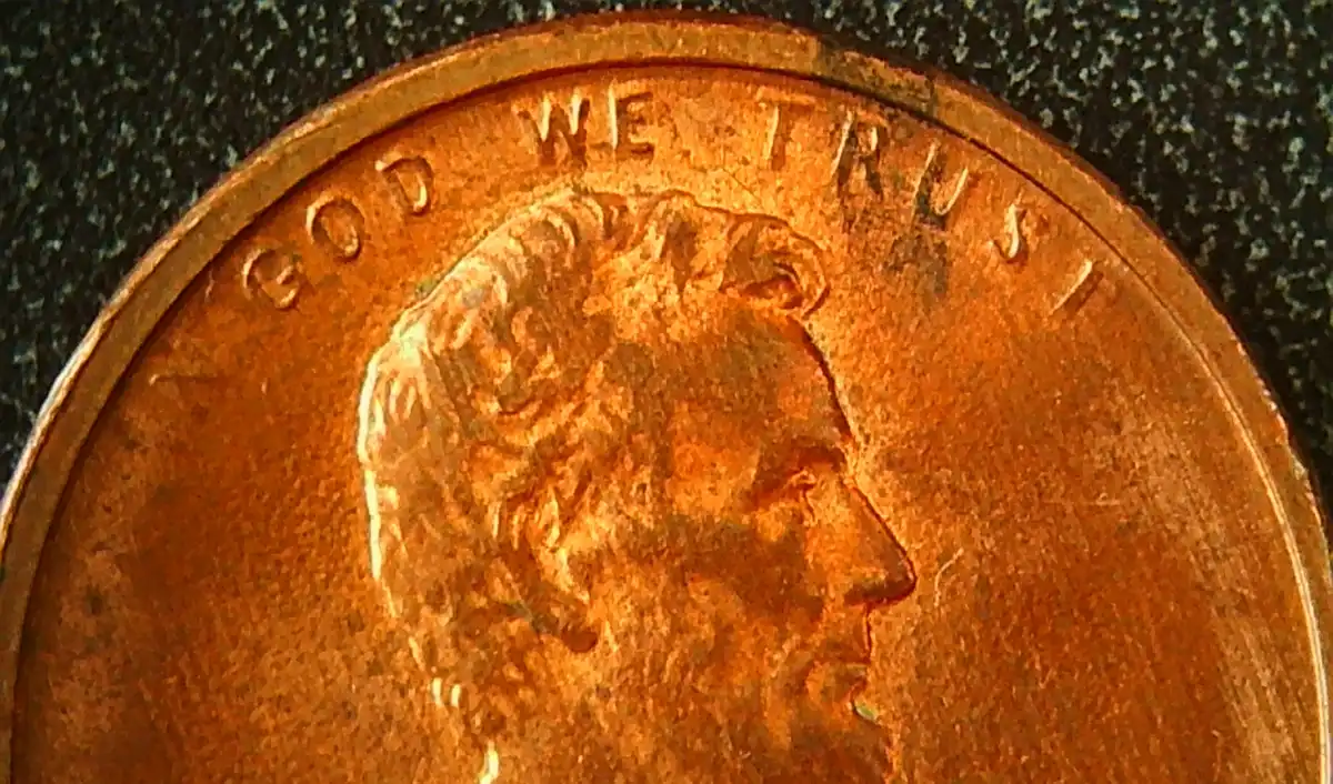 199?-Lincoln-Memorial-Cent-Struck-Through-Grease?