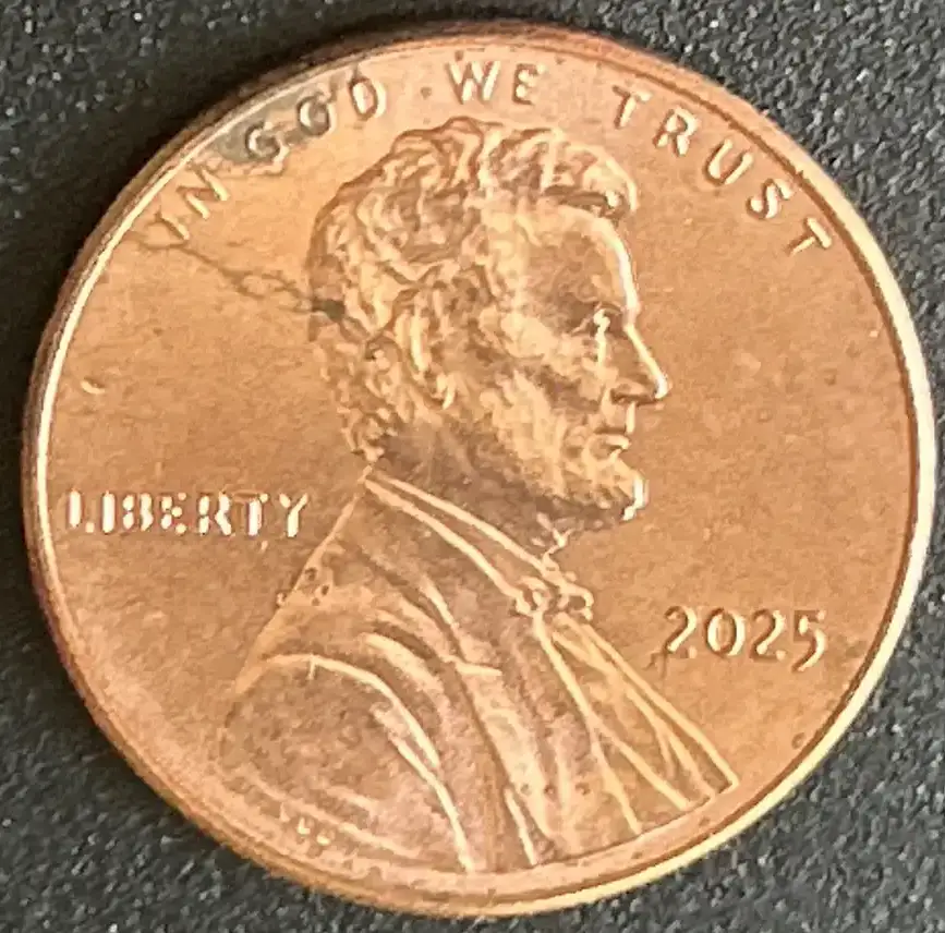 2025-P-Lincoln-Shield-Cent-Obverse-Pre-Cud-Or-Die-Crack-Error?