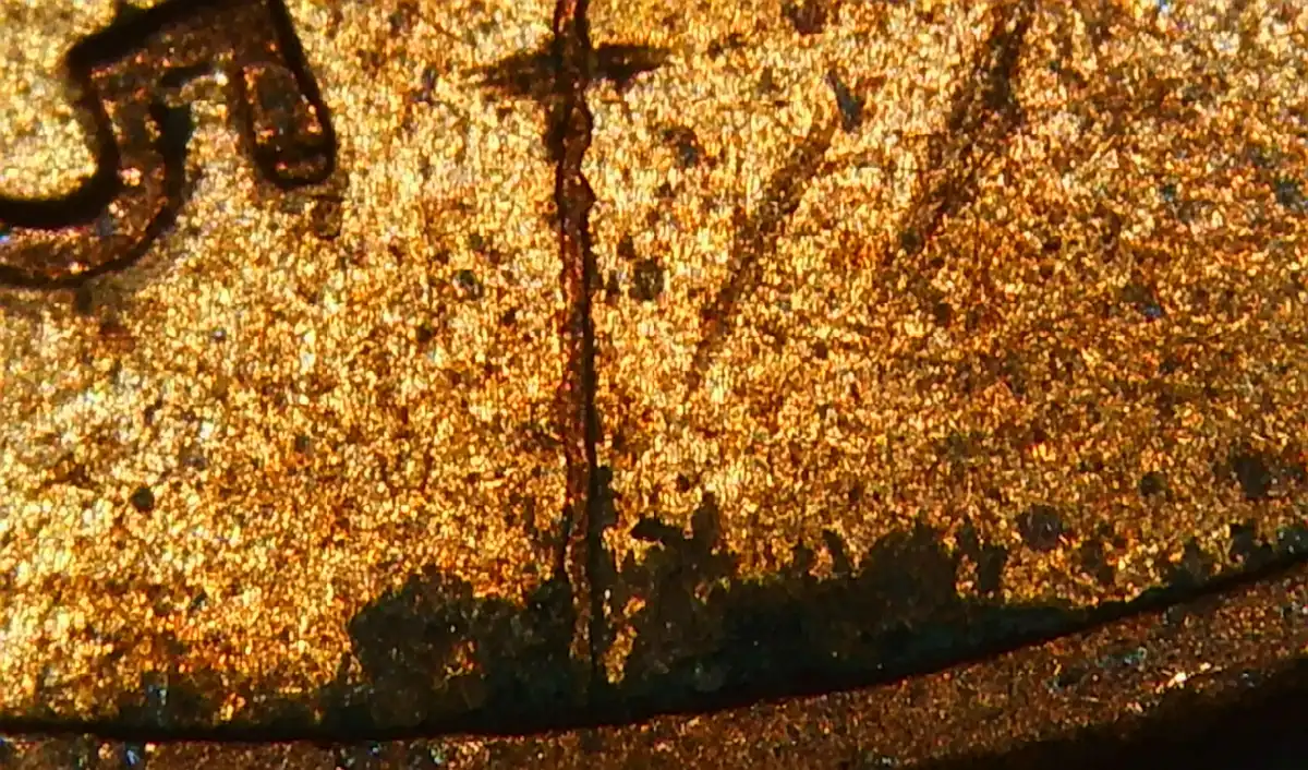 2015-P-Lincoln-Shield-Cent-Obverse-Bisecting-Rim-To-Rim-Die-Crack