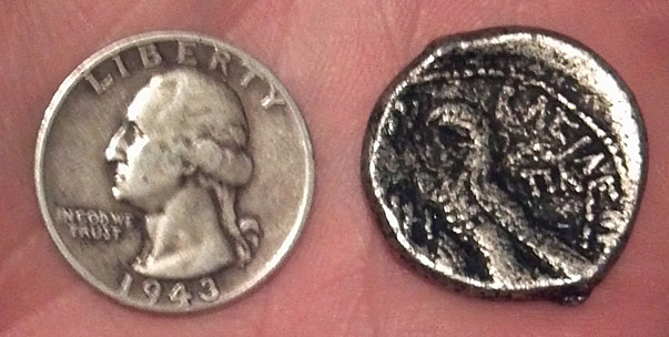 Ancient-Greek?-Coin,-Or-More-Likely,-A-Fake?