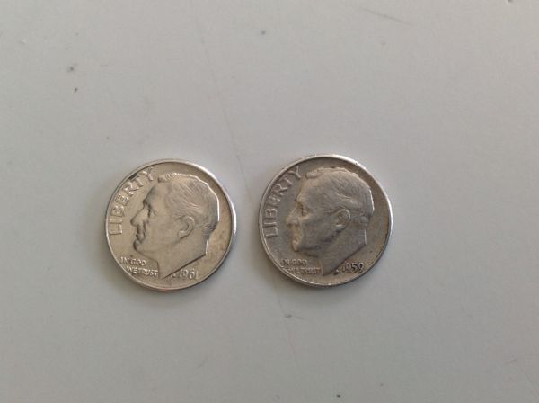 First-Silver-Dimes!!