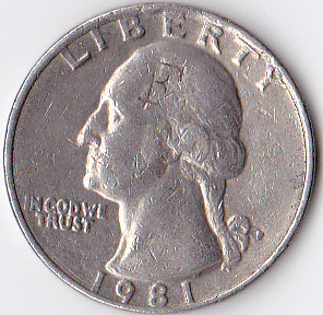 1981-Quarter-With-F-Stamp-On-Washington-Head?