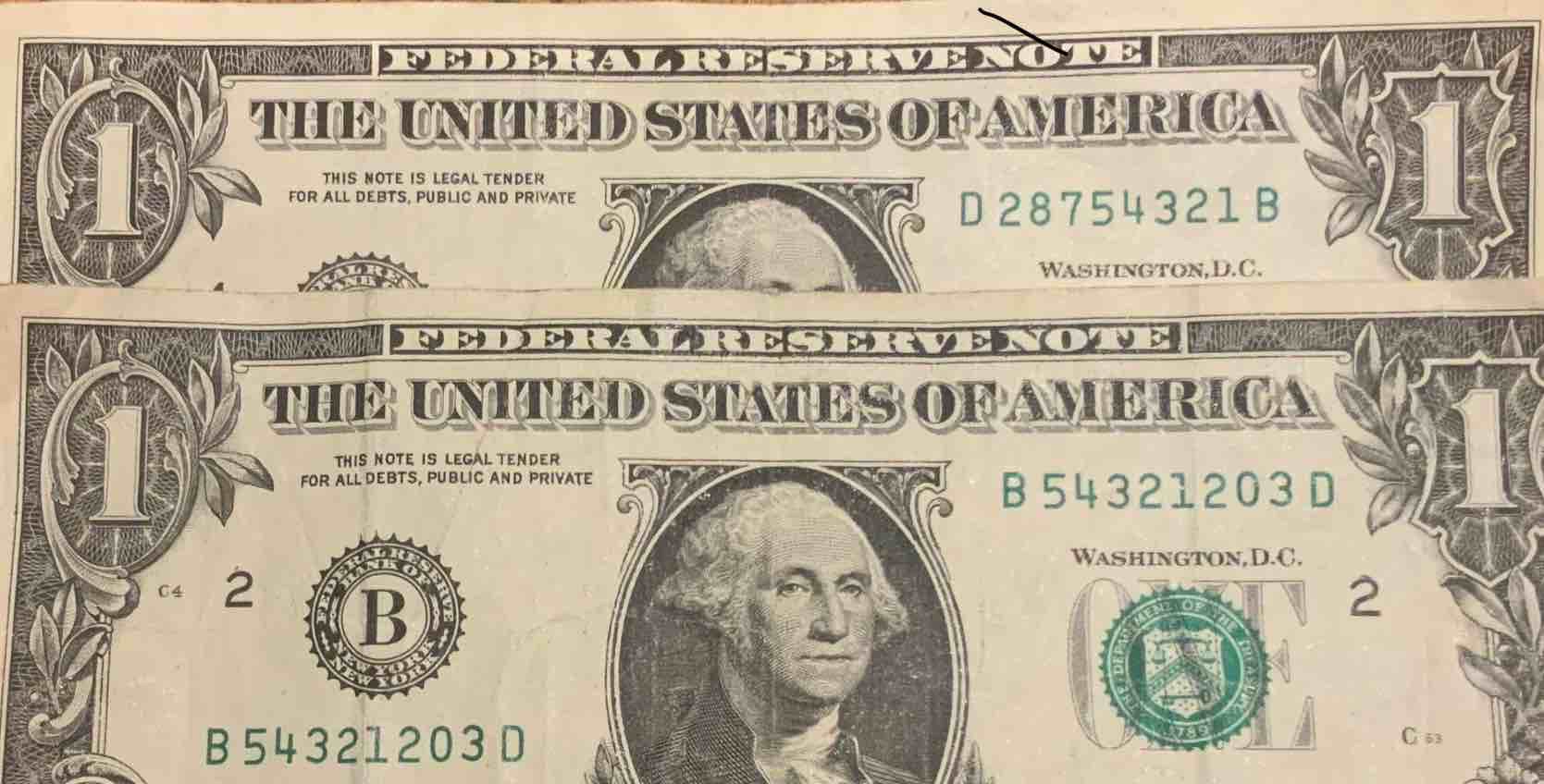 Bookend-5-Digit-Descending-$1.00-Bills