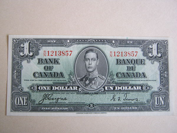 1937-$1-Banknote...grade-And-Value?