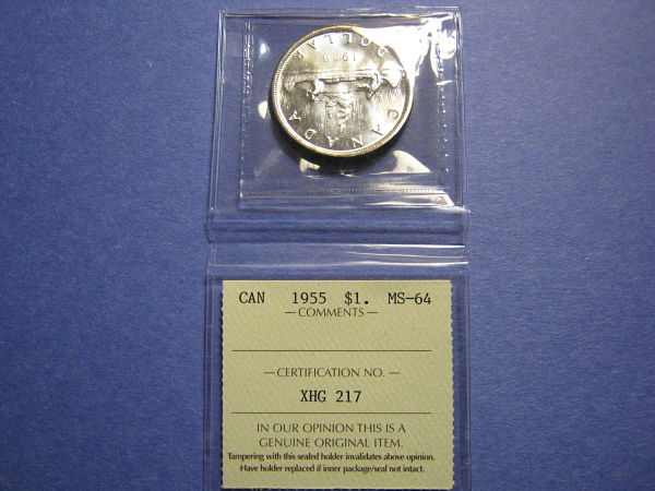 You-Vs-ICCS.....1955-Silver-Dollar.