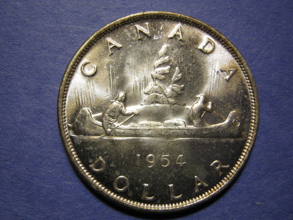 1954-Silver-Dollar....please-Grade.
