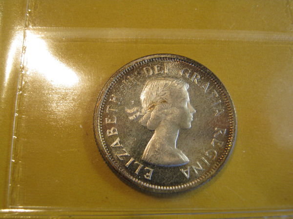 1954---10-Cents-&-1958---25-Cents-And-Dollar