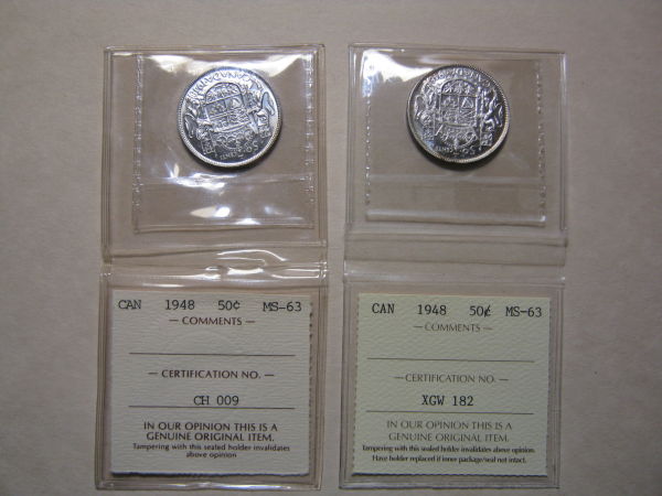 1947-Dot-Silver-$1-In-Old-School-ICCS-Holder