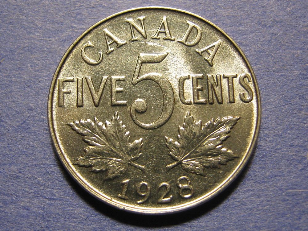 1928---5-Cents,-Please-Grade.