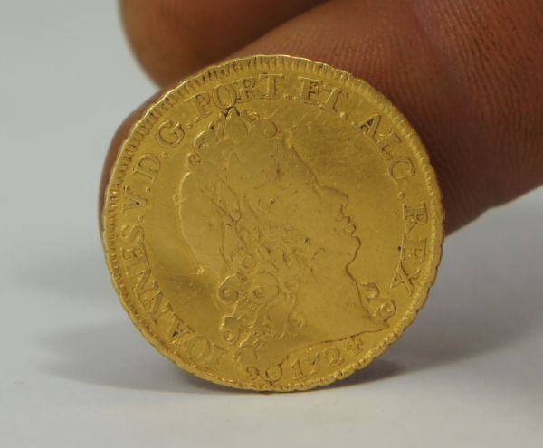 Brazilian-Gold-Coin-Or-Portugese-|-Brazil-1600-Reis