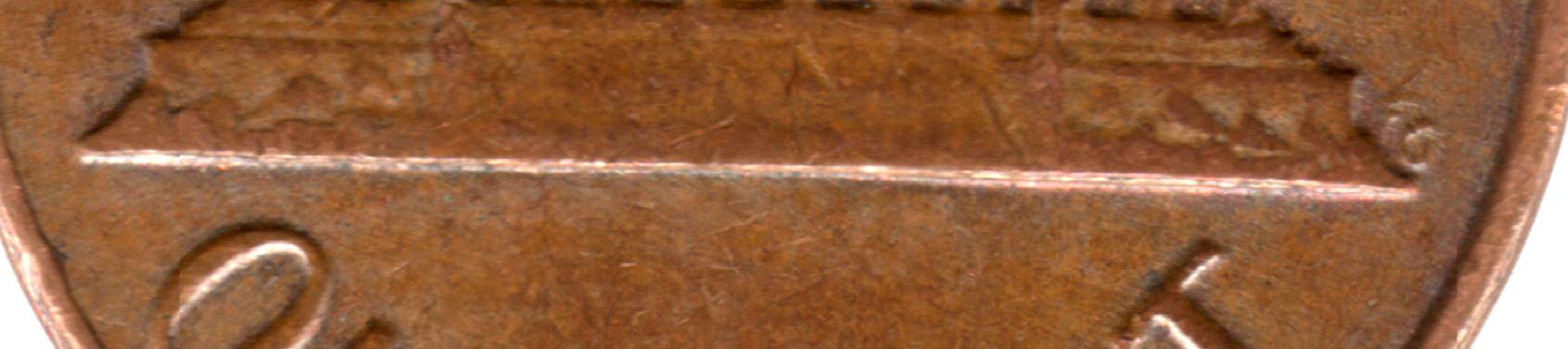 1977-US-Cent-Doubling-Under-Monument