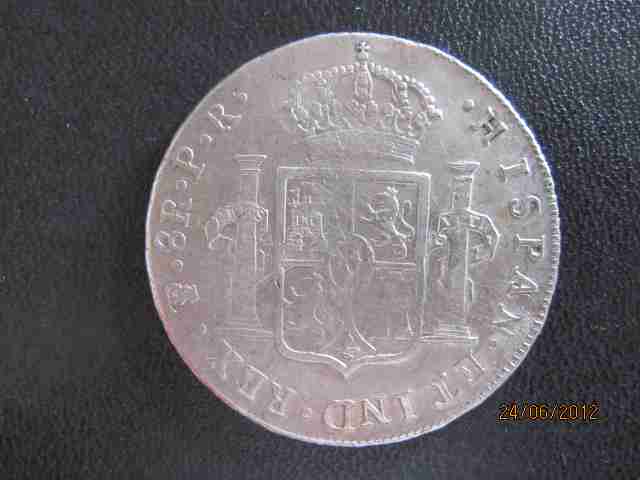 Spanish/Bolivian-8-Reales-1791-Carolus-IIIi