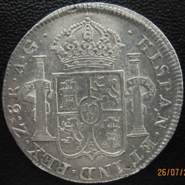 Ferdinand-VII-8-Reales---1821---Zacatecas.-Or-...-?