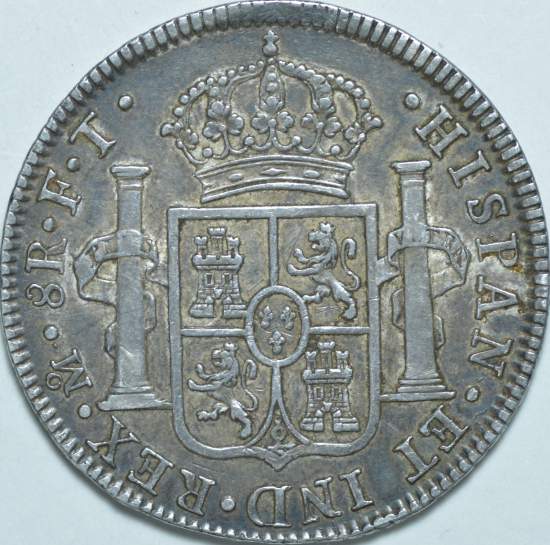 1802-Mexico-8-Reales---Genuine-Or-Boston-Type