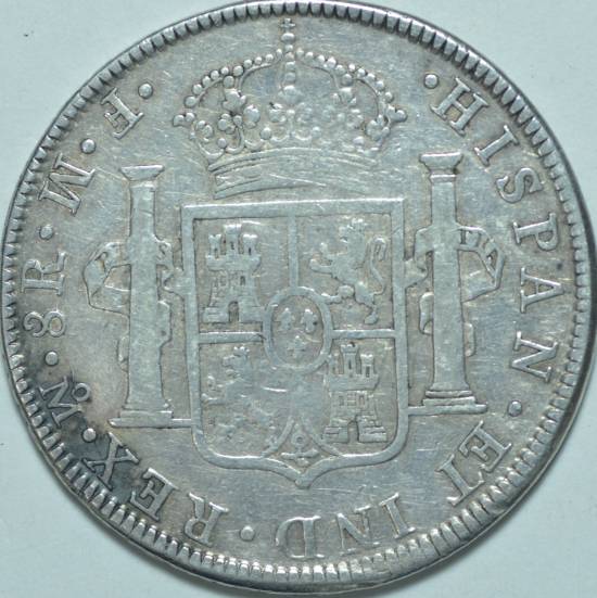 1802-Mexico-8-Reales---Genuine-Or-Boston-Type