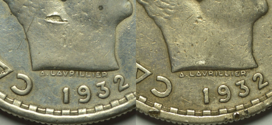 Two-Interesting-1932-Romania-100-Lei-Silver-Coins