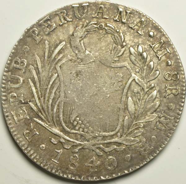 A-Peru-8-Rs-1840---Mint-Error-Or-Ship-Wreck?