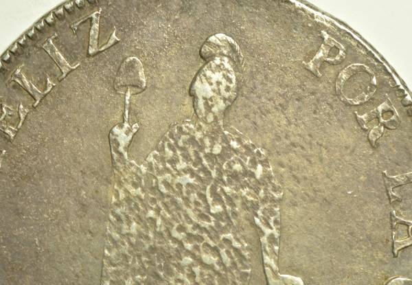 A-Peru-8-Rs-1840---Mint-Error-Or-Ship-Wreck?