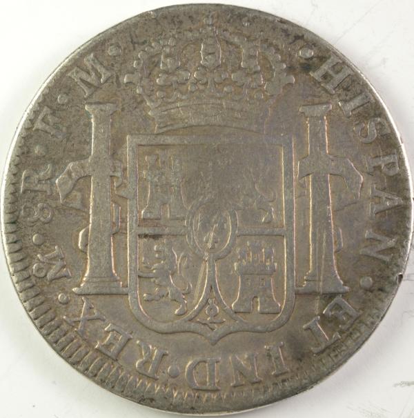 George-III-Counterstamp-On-Mexico-8-Reales-1790