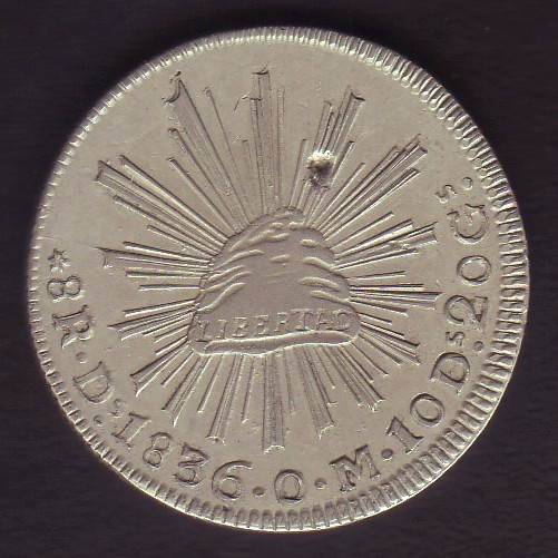 Mexico-Contemporary-8-Reales-Ds1836-Om