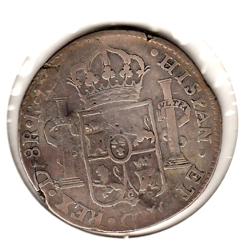 Mexico-8-Reales-1818-D-Rm-Weighing-25-Grams