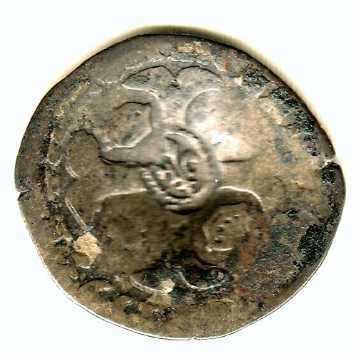 Old-1594-French-Coin-With-1640-C/S--For-Colonal-Use