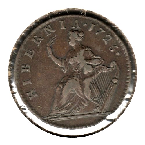 Woods-Hibernia-Halfpenny-1723