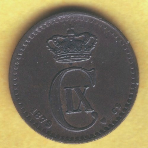 Denmark-1-Ore-1879-Better-Date-For-Grading