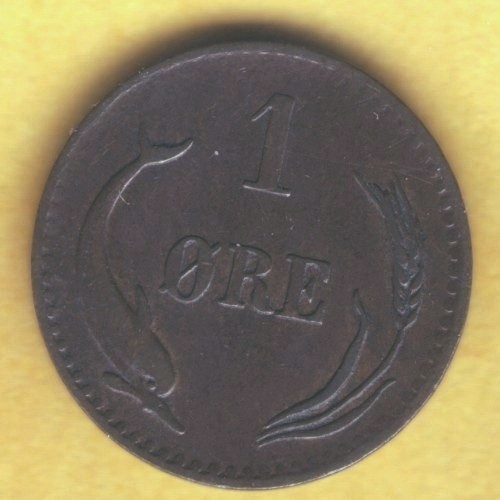 Denmark-1-Ore-1879-Better-Date-For-Grading