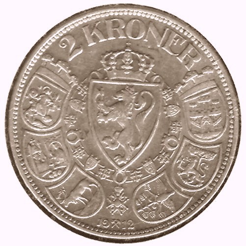 Norway-2-Kroner-1912-Grade?