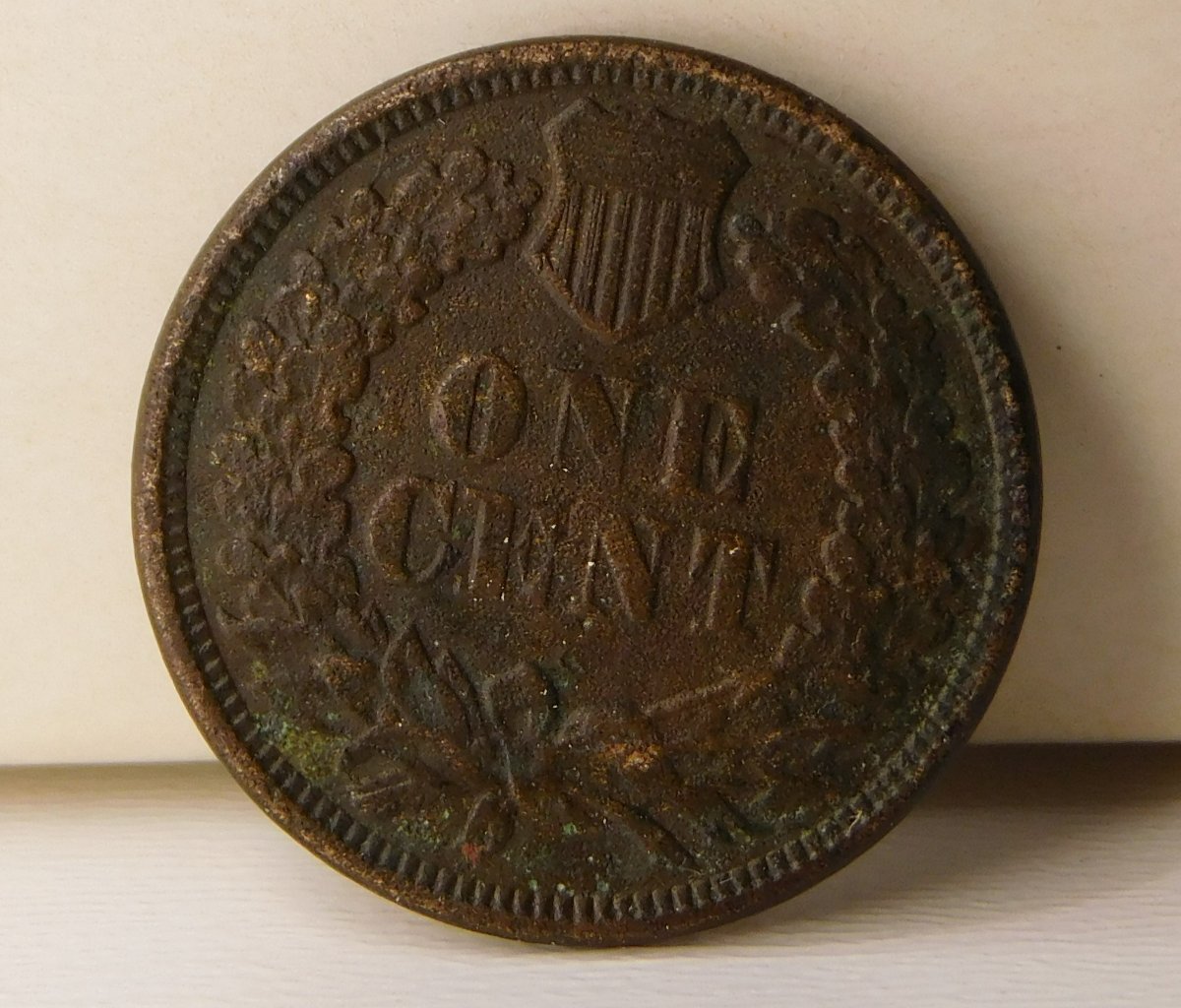 1866-Indian-Cent-1885-Liberty-Nickel,-Corroded