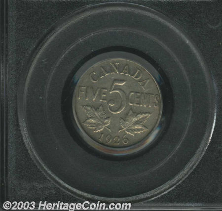 1926-Far-6-King-George-Nickel