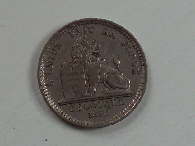 Belgium-Piefort---5-Centime-1859-??