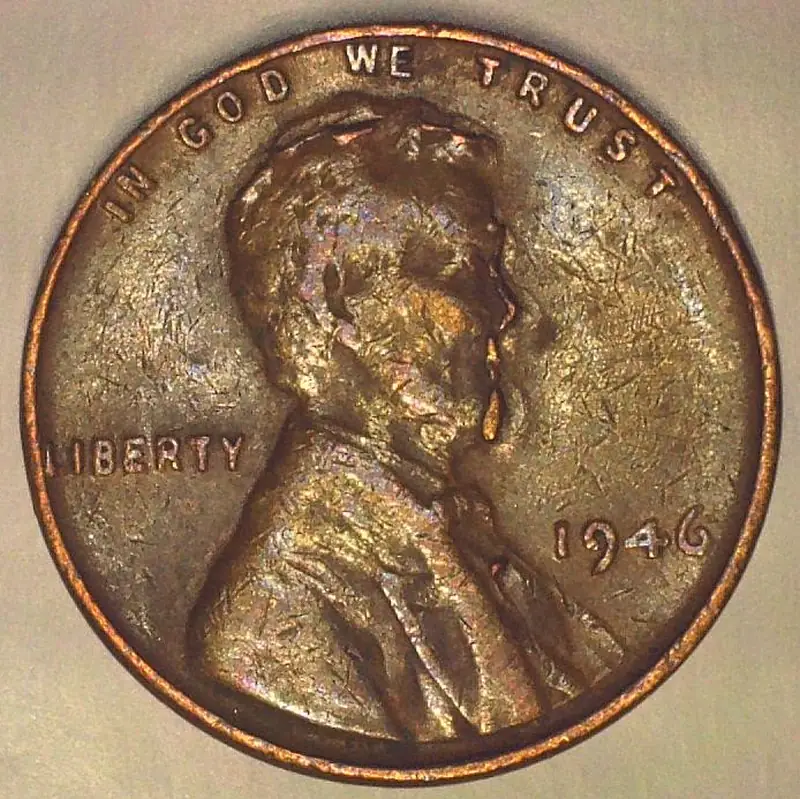 1946-Lincoln-Wheat-Penny---Post-Mint-Damage?