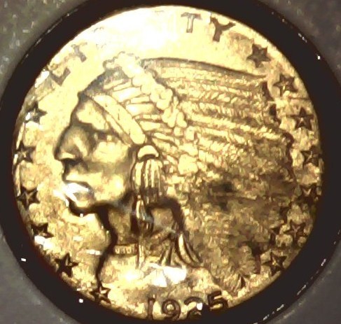 Gold-In-A-Penny-Roll!--2-1/2-Dollar-Piece