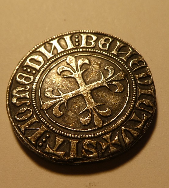 Unknown-Coin-Or-Token?-Id:-Modern-Repro-Of-1413-French-Gros