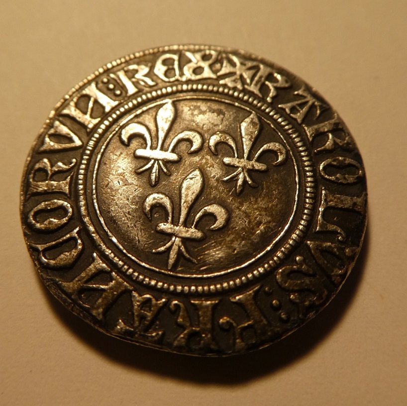 Unknown-Coin-Or-Token?-Id:-Modern-Repro-Of-1413-French-Gros