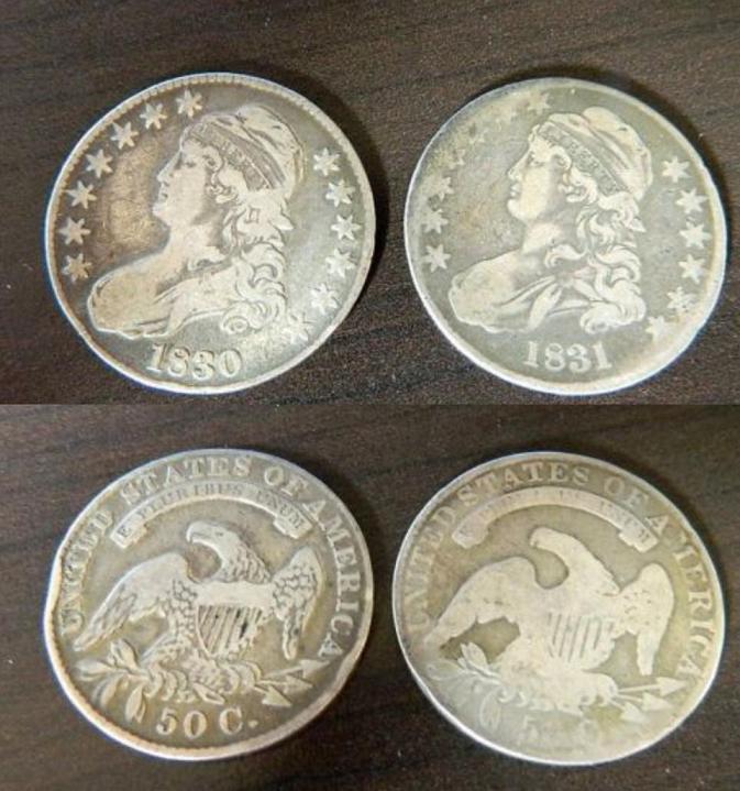 1830-And-1831-Capped-Bust-Half-Dollar