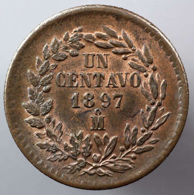Mexico-Large-Centavos,-Weird-Strikes