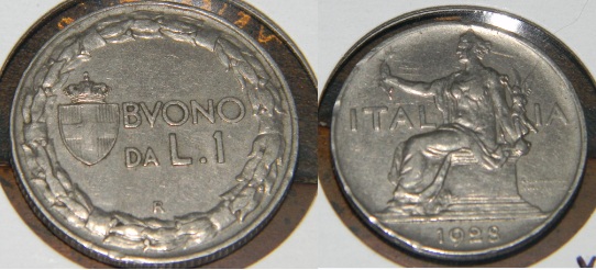1928-'R'-Italy-Lira-Coin->>-Need-Help