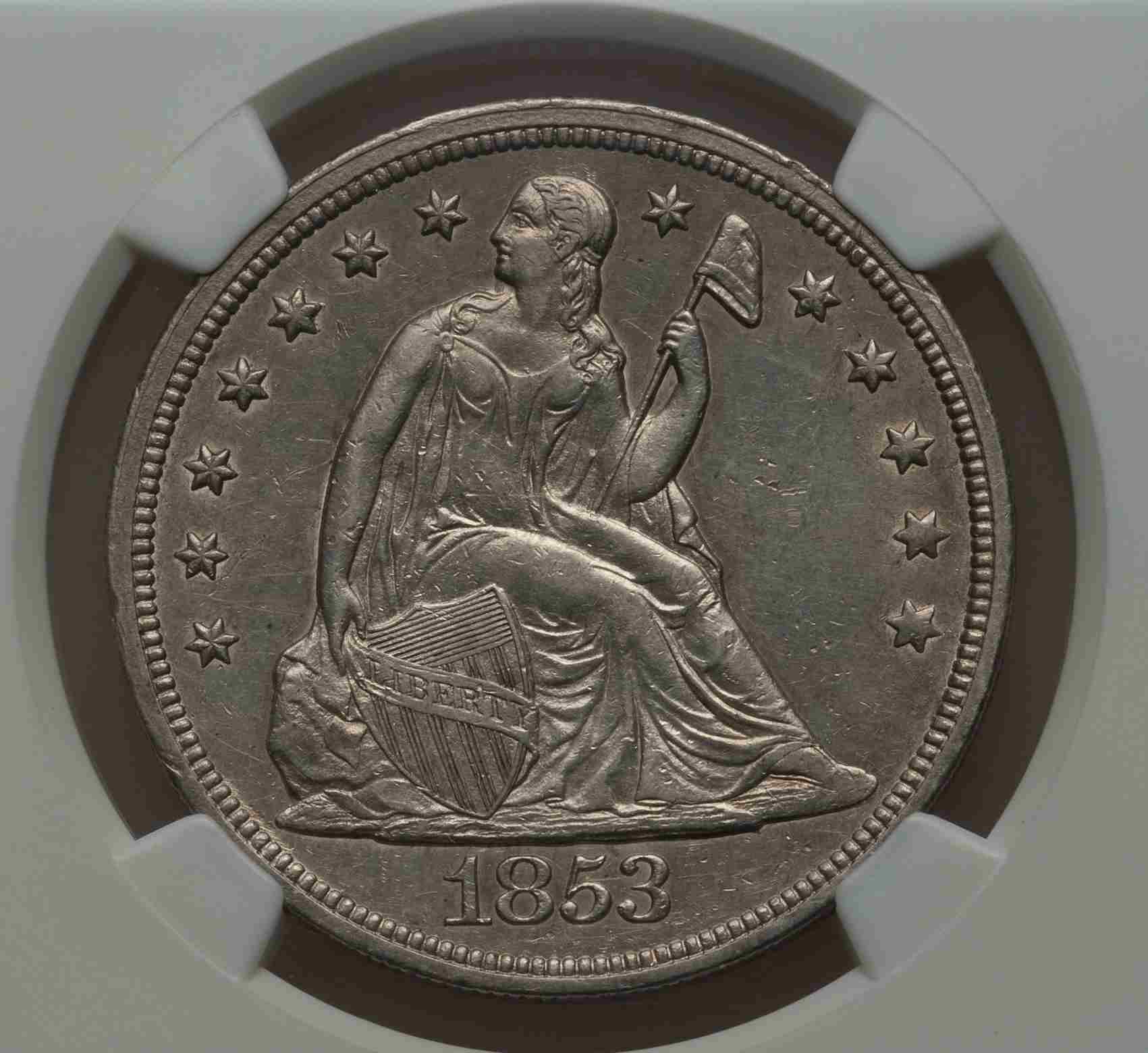 Seated-Liberty-Dollar---Poor-Star-Details...