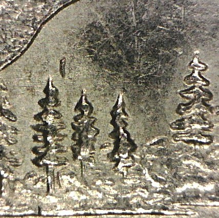 2005-P-Minnesota-Quarter-Leaf-Shape-Die-Dent