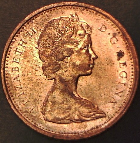 1970-Canadian-Cent-Double-Queen's-Back