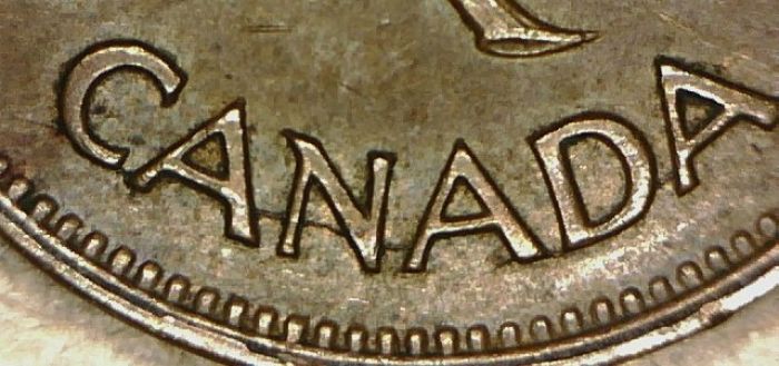 1940-Canadian-Cent-Nice-Die-Cracks-Canada