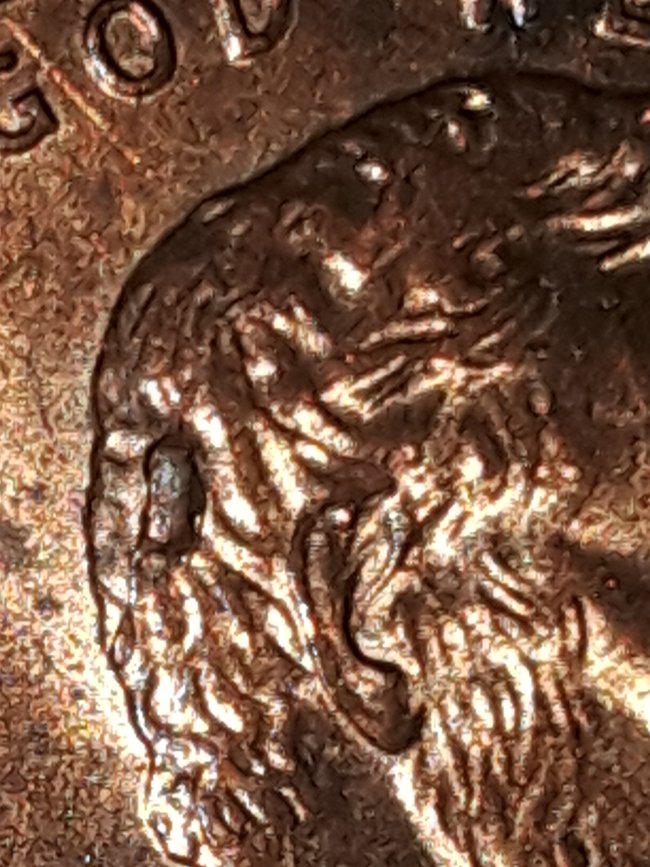 2006-One-Cent-Die-Chip/Crack-Back-Of-Lincolns-Head