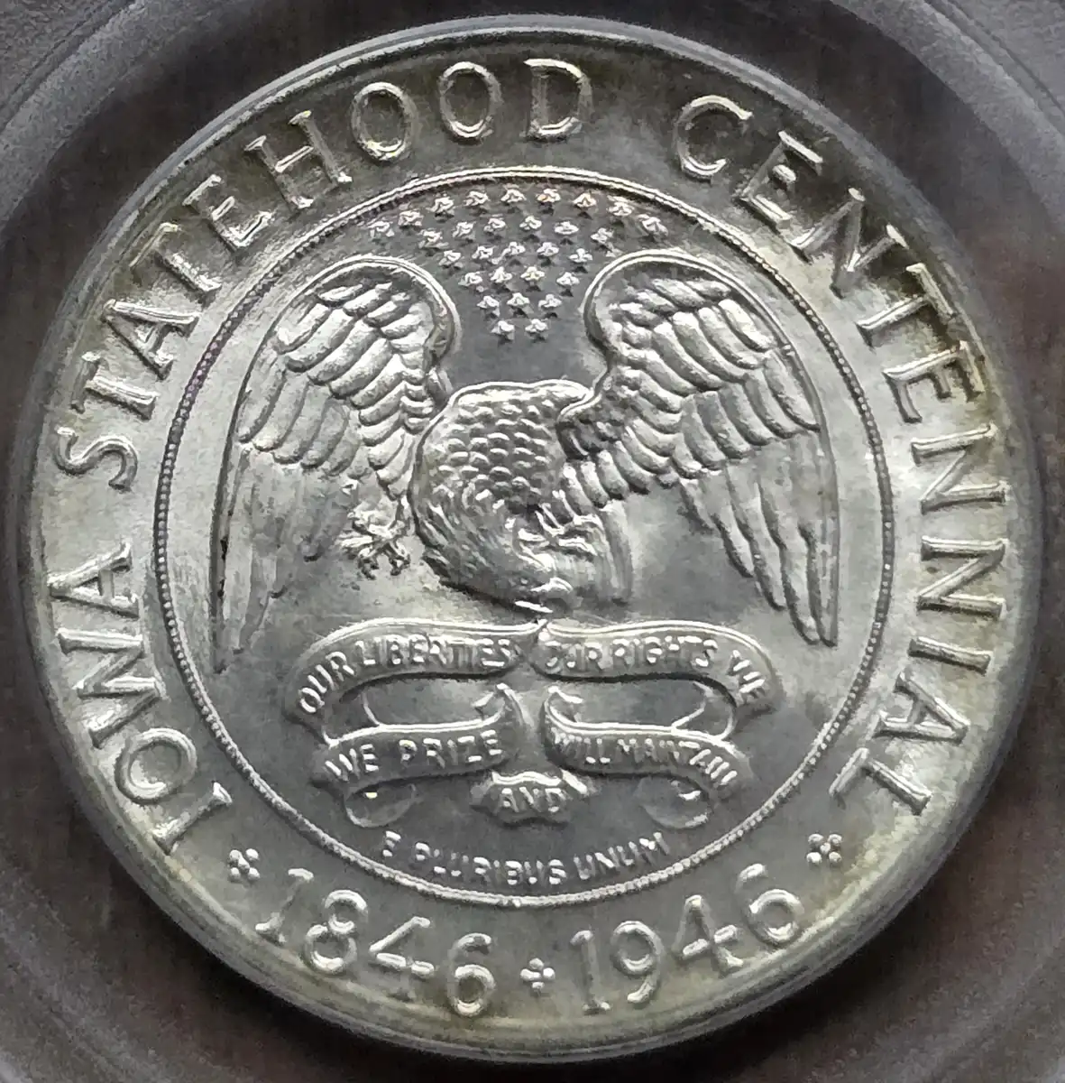Guess-The-Grade-On-A-CAC-Approved-1946-Iowa-Centennial-Half-Dollar