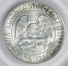 Guess-The-Grade-On-A-CAC-Approved-1946-Iowa-Centennial-Half-Dollar