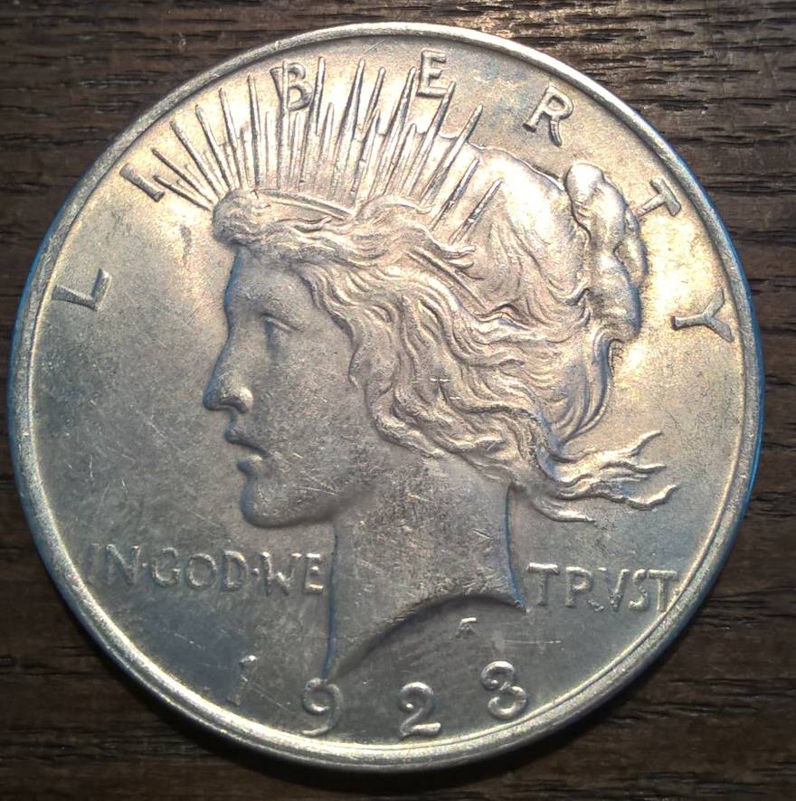 1923-Peace-Dollar-For-Grading